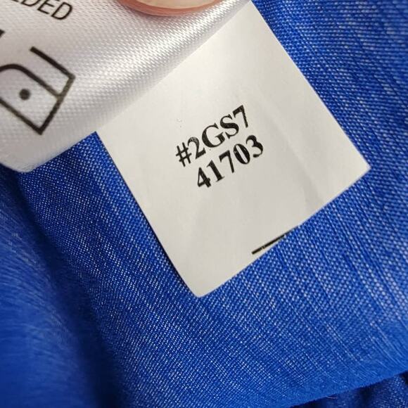 Orvis Cobalt Blue Long Sleeve Open Air Vented Performance Shirt - Size L - Picture 6 of 6